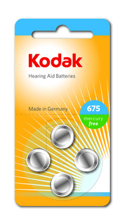 KODAK Hearing Aid Batt KP675-6 (exp. 10/2024)